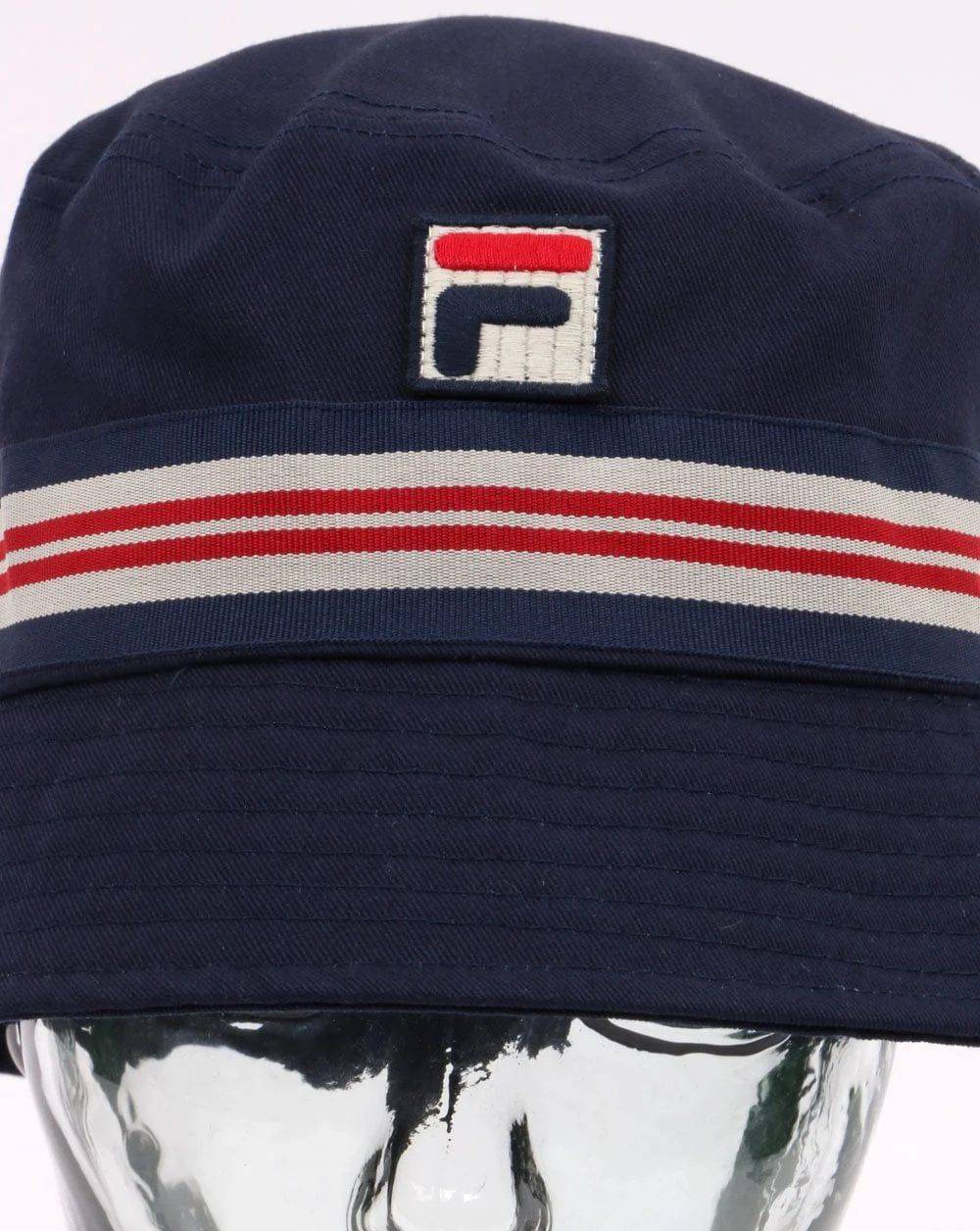 Fila Vintage Casp Bucket Hat Navy - Image 2
