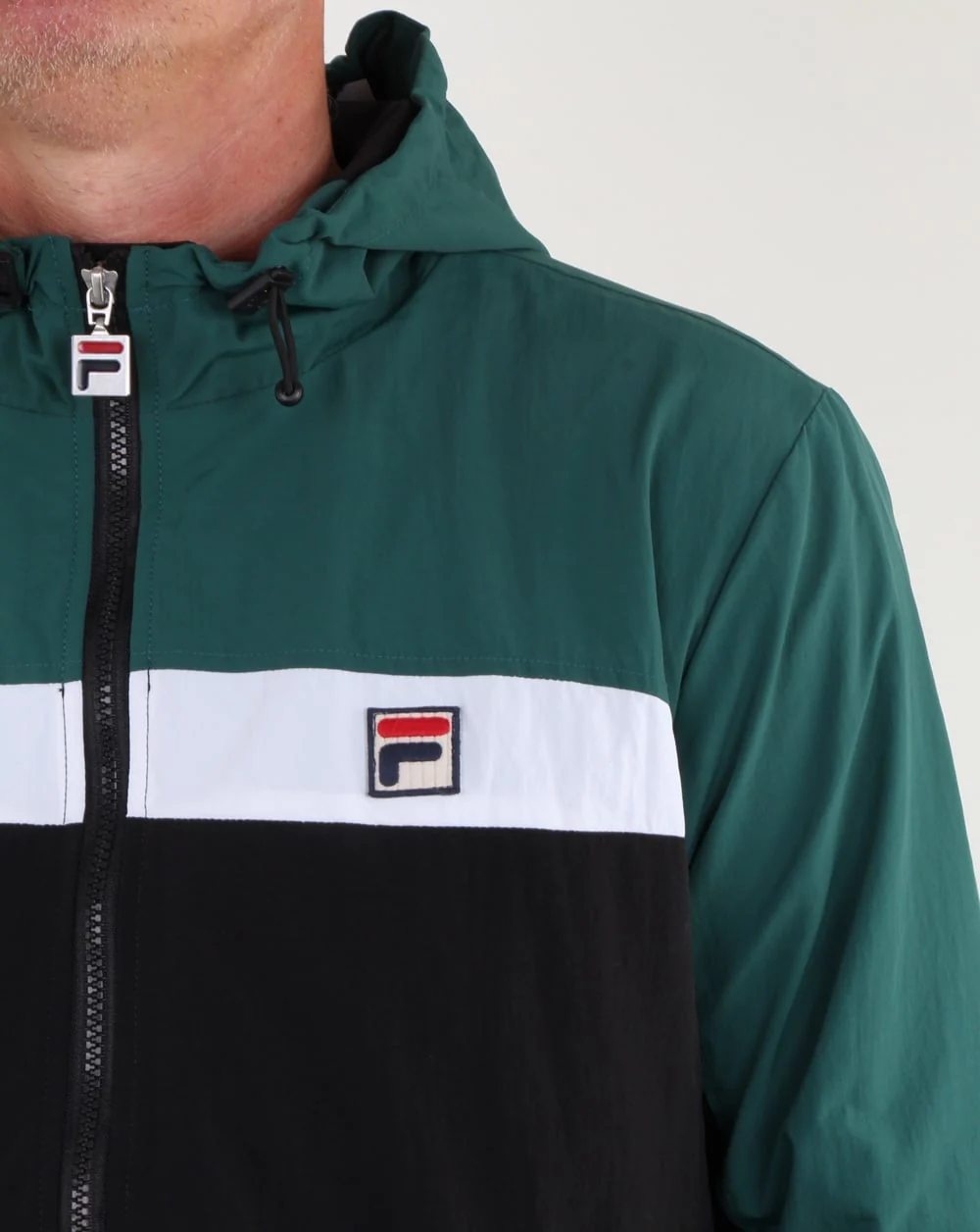 Fila Vintage Clipper Jacket Black - Image 2