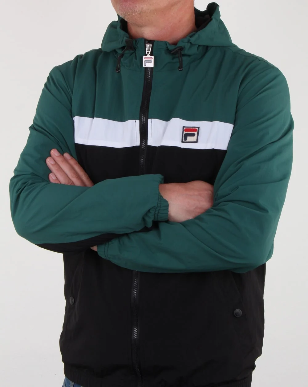 Fila Vintage Clipper Jacket Black - Image 4