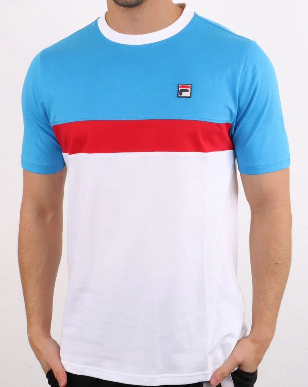 Fila Vintage Colours T-shirt White/Blue/Red