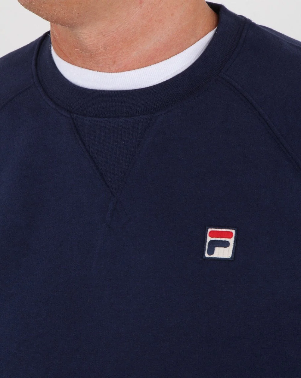 Fila Vintage Crew Sweat Navy - Image 2