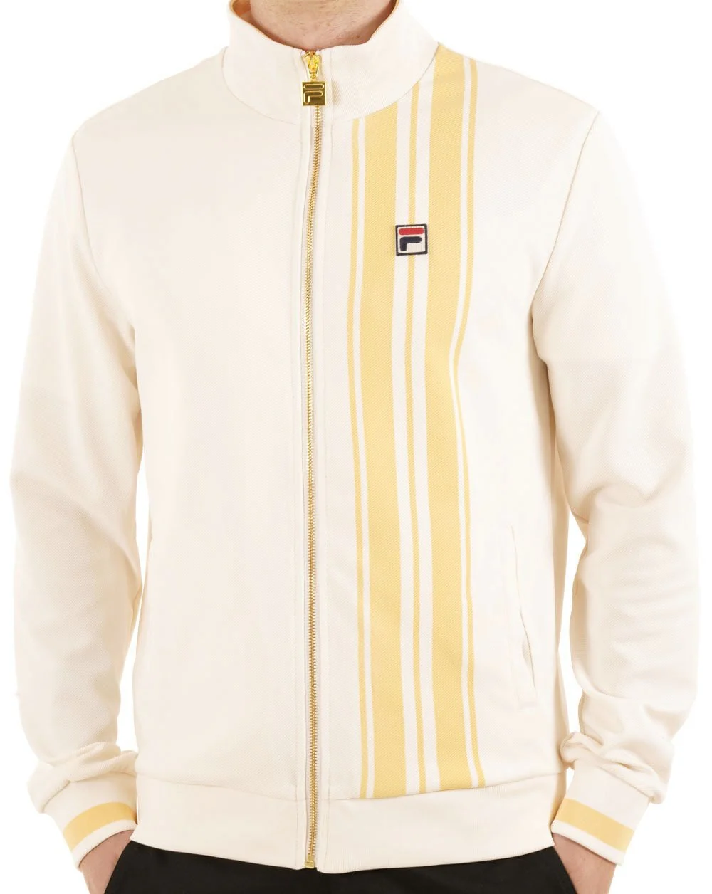 Fila Vintage Dante Track Top Gardenia Gold