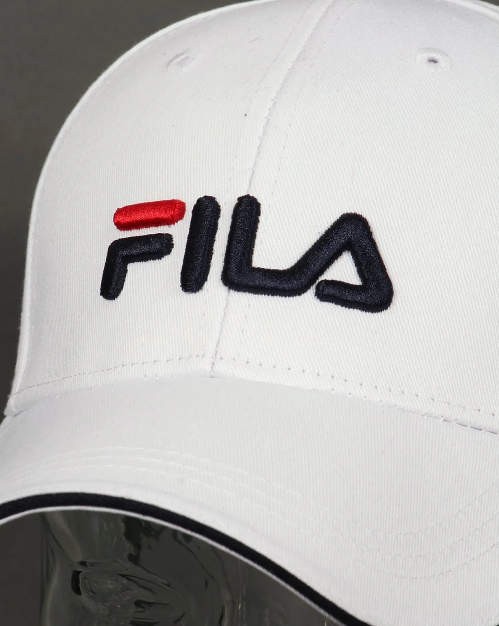 Fila Vintage Deverell Baseball Cap White - Image 2