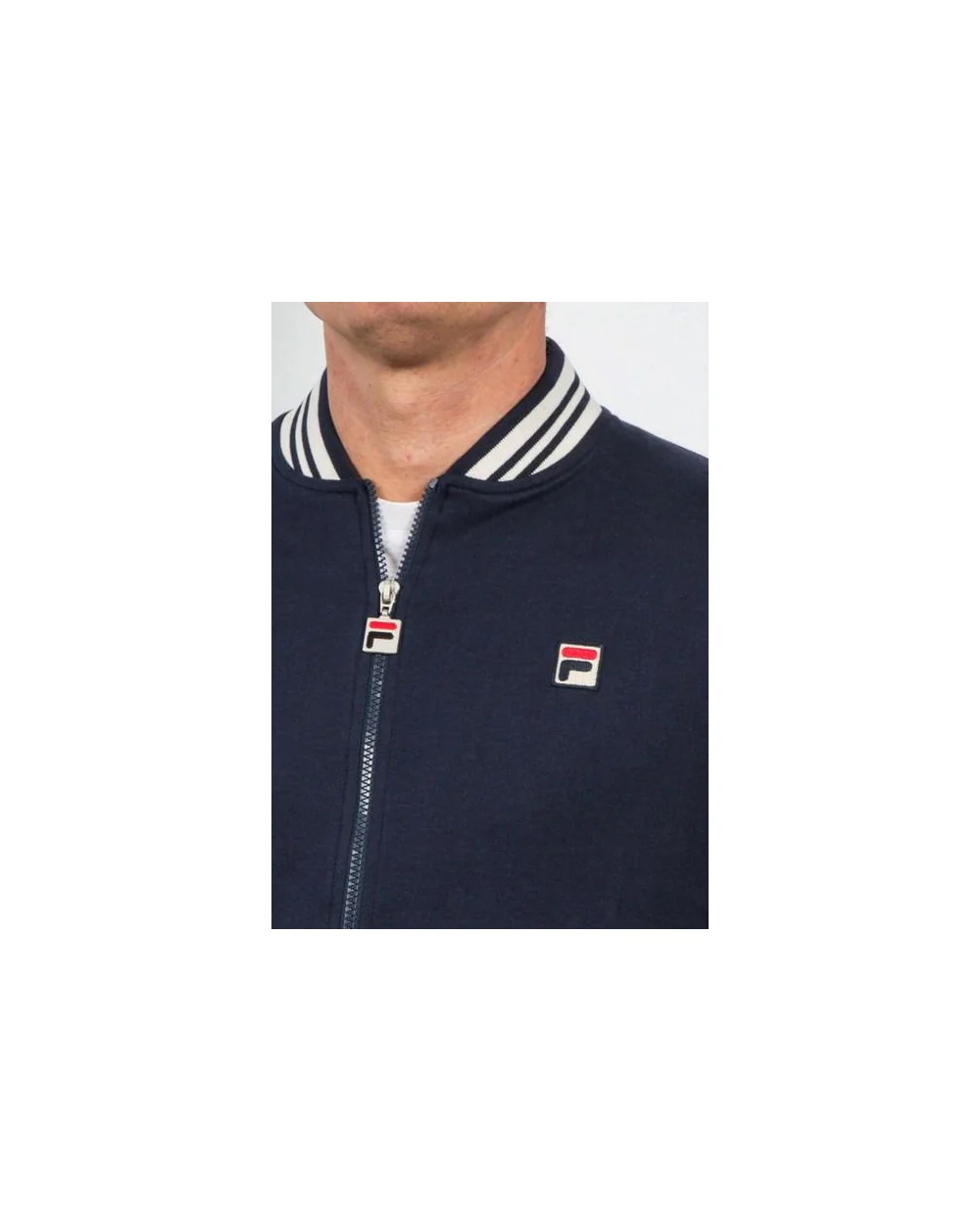 Fila Vintage Doni Mk1 Track Top Navy/Gardenia - Image 2
