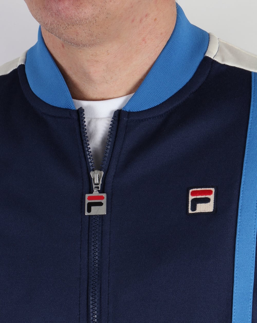 Fila Vintage Drift Track Top Navy/Ocean - Image 2