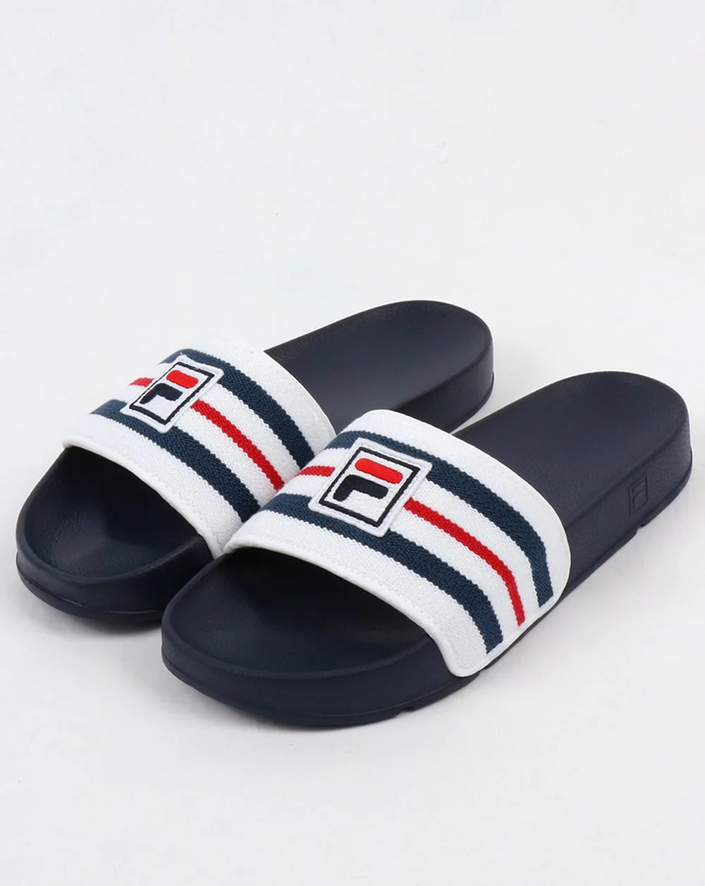 Fila Vintage Drifter Premium Sliders Navy/white/red