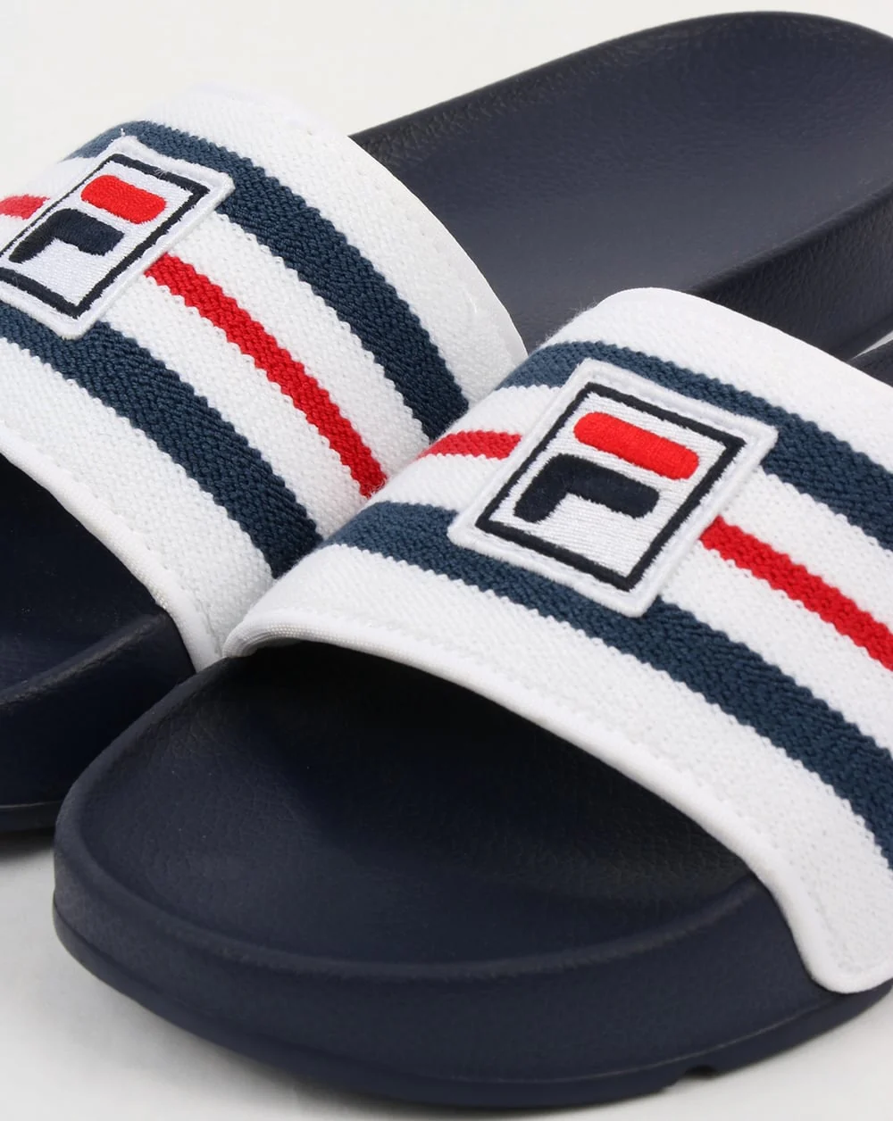Fila Vintage Drifter Premium Sliders Navy/white/red - Image 2