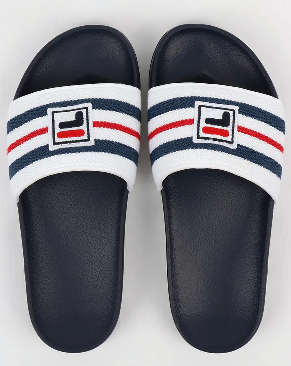 Fila Vintage Drifter Premium Sliders Navy/white/red - Image 3