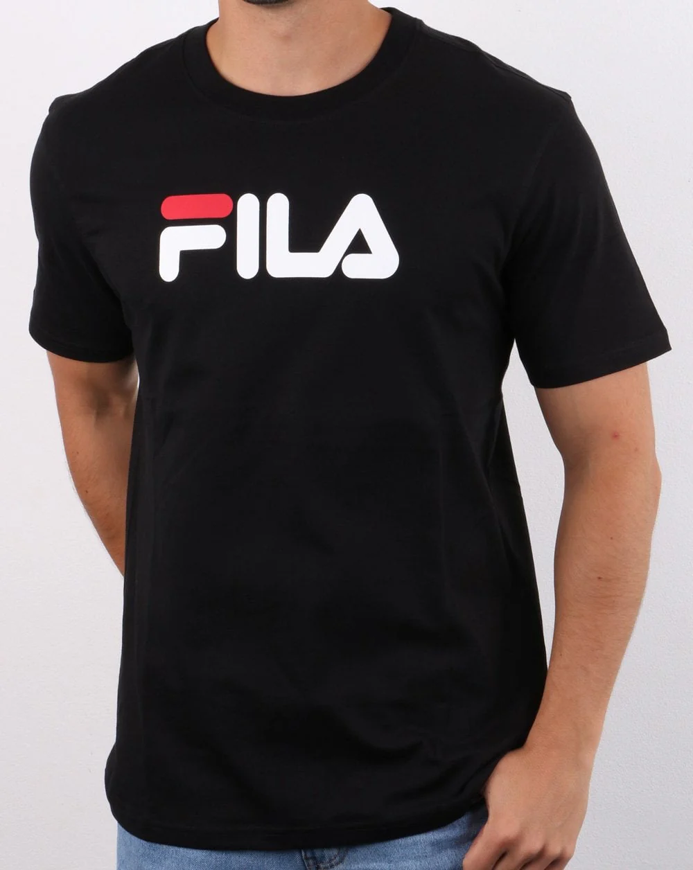 Fila Vintage Eagle T Shirt Black - Image 2