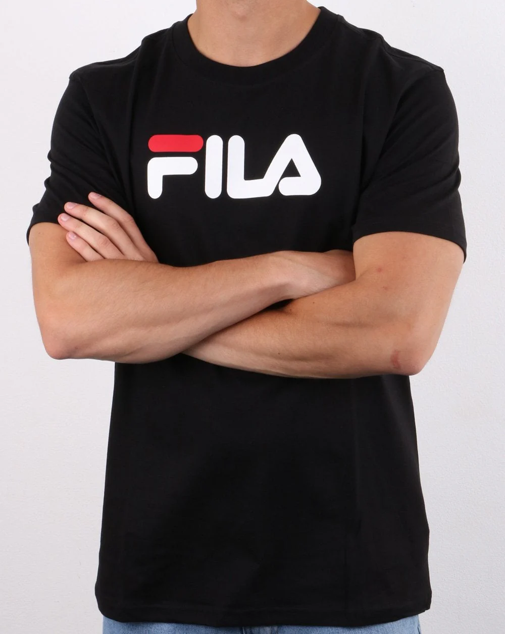 Fila Vintage Eagle T Shirt Black - Image 3