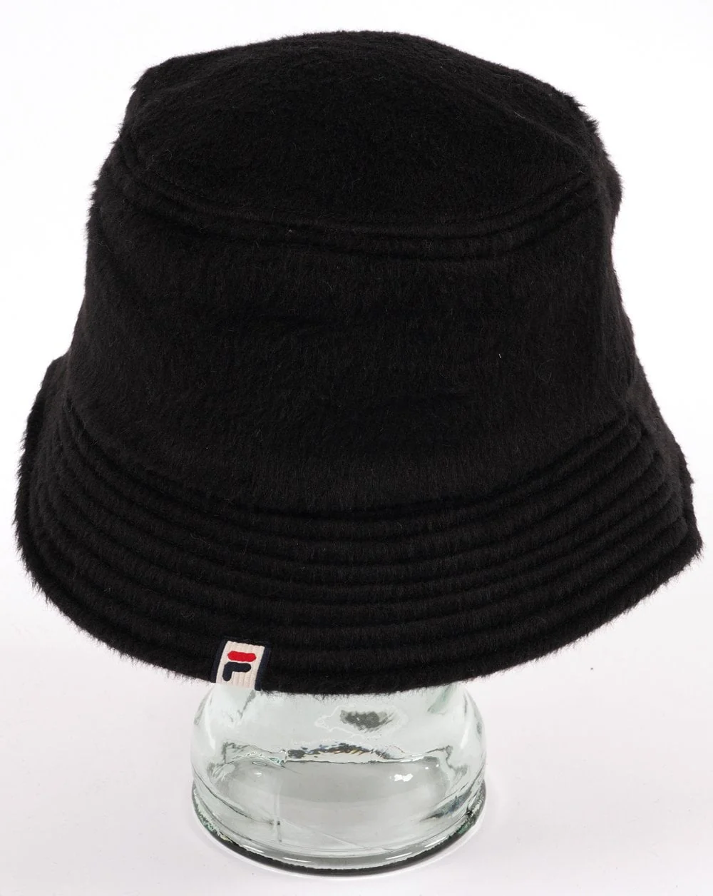 Fila Vintage Elevens Mohair Bucket Hat Black - Image 3