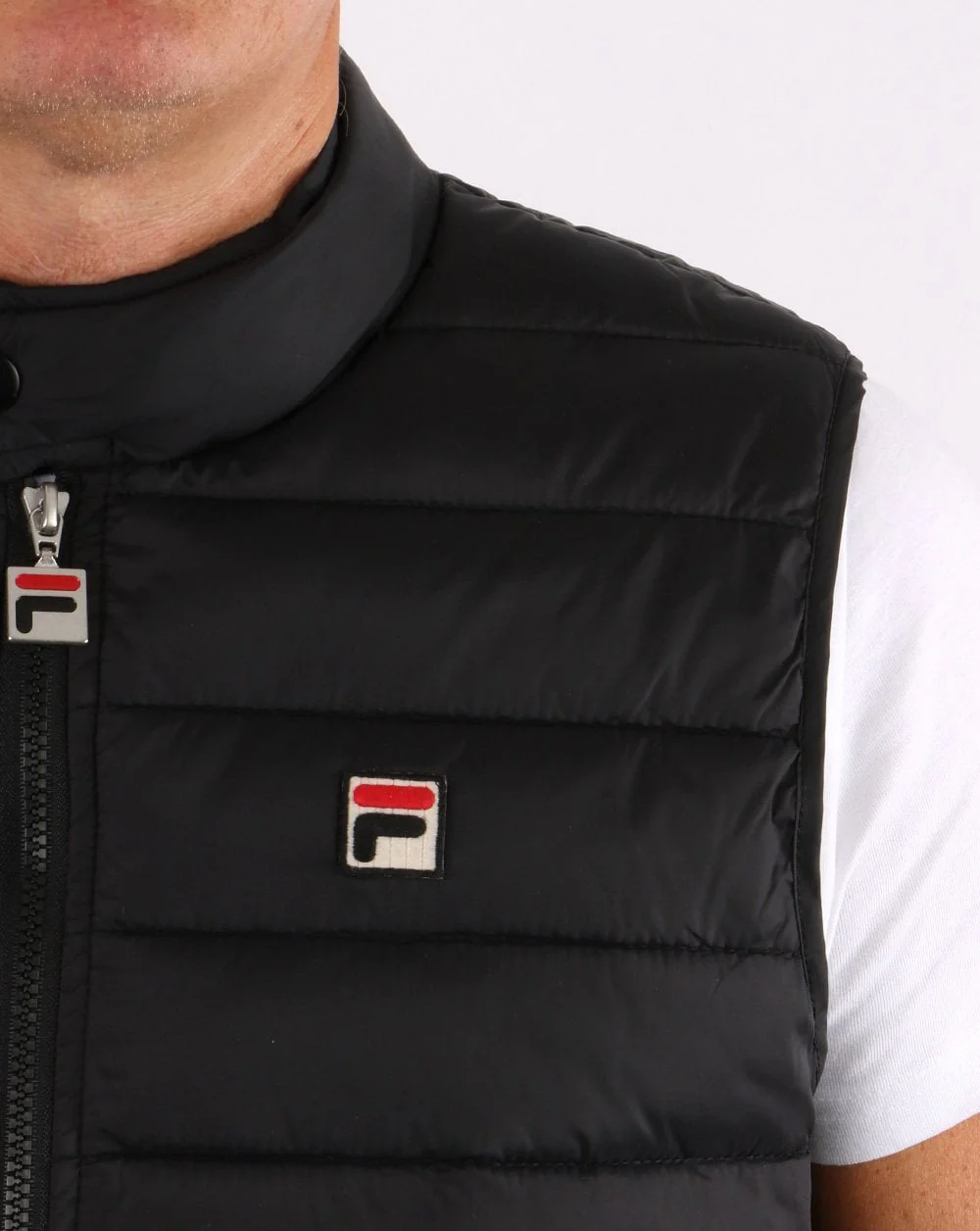 Fila Vintage Emilio Gilet Black - Image 2