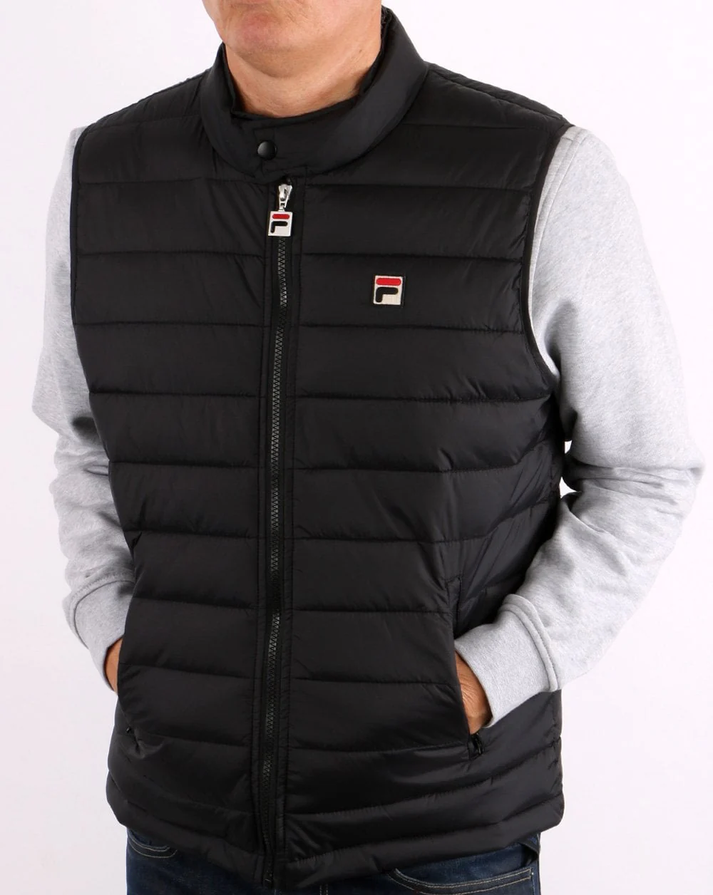 Fila Vintage Emilio Gilet Black - Image 3