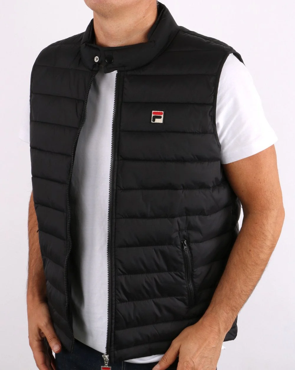 Fila Vintage Emilio Gilet Black - Image 4