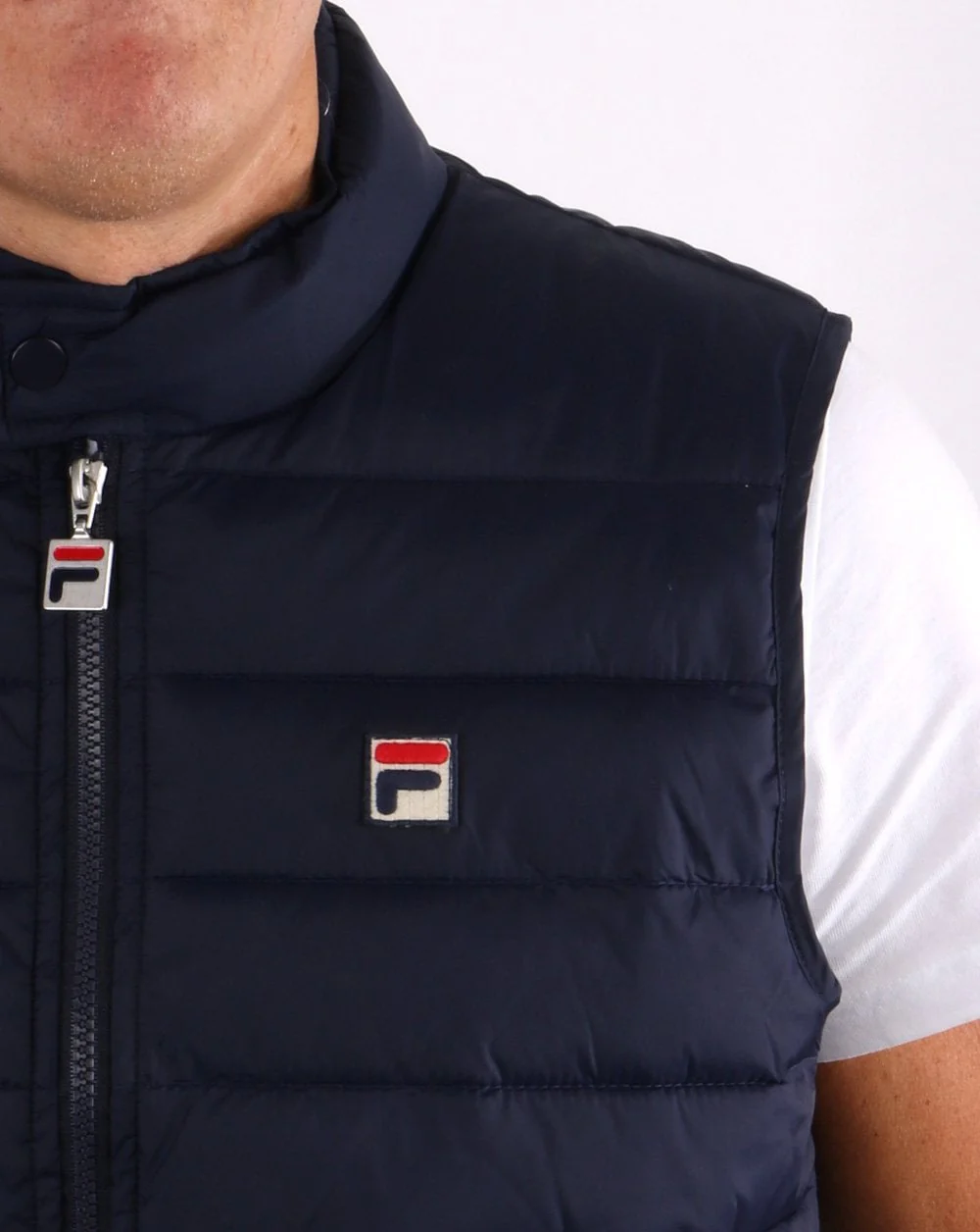 Fila Vintage Emilio Gilet Navy - Image 3