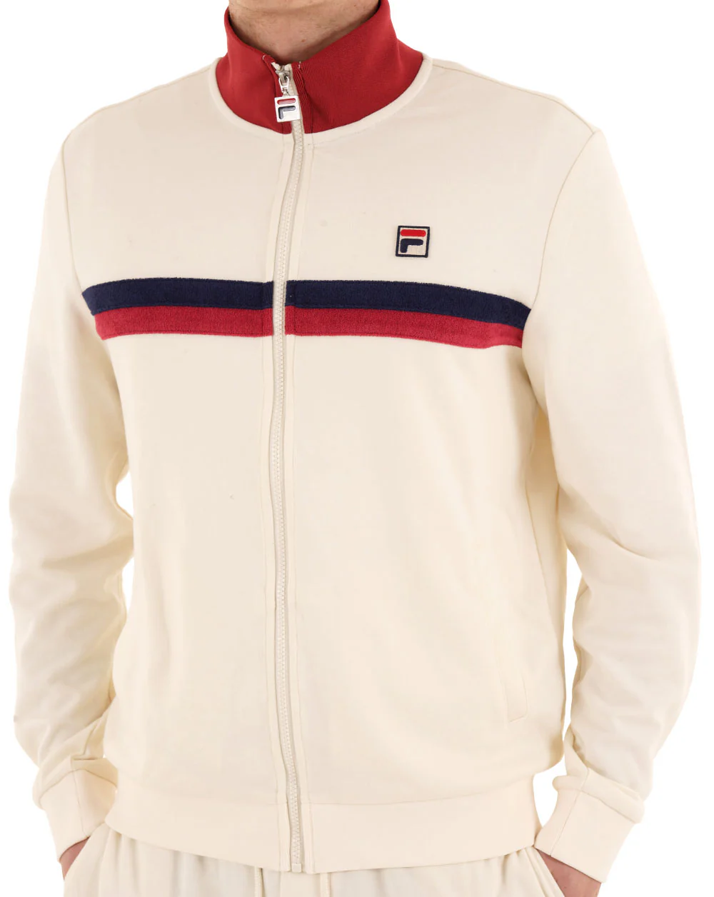 Fila Vintage Enrico Track Top Gardenia - Image 4