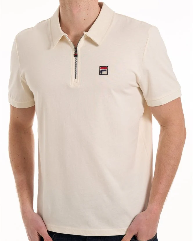 Fila Vintage Ettore Zip Polo Gardenia - Image 2