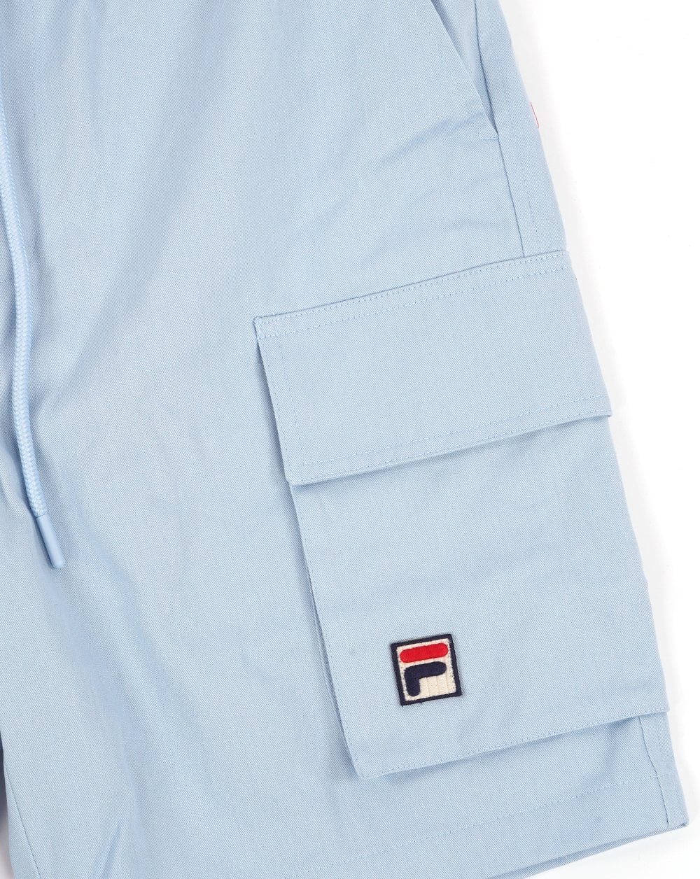 Fila Vintage Felix Cargo Shorts Sky Blue - Image 3