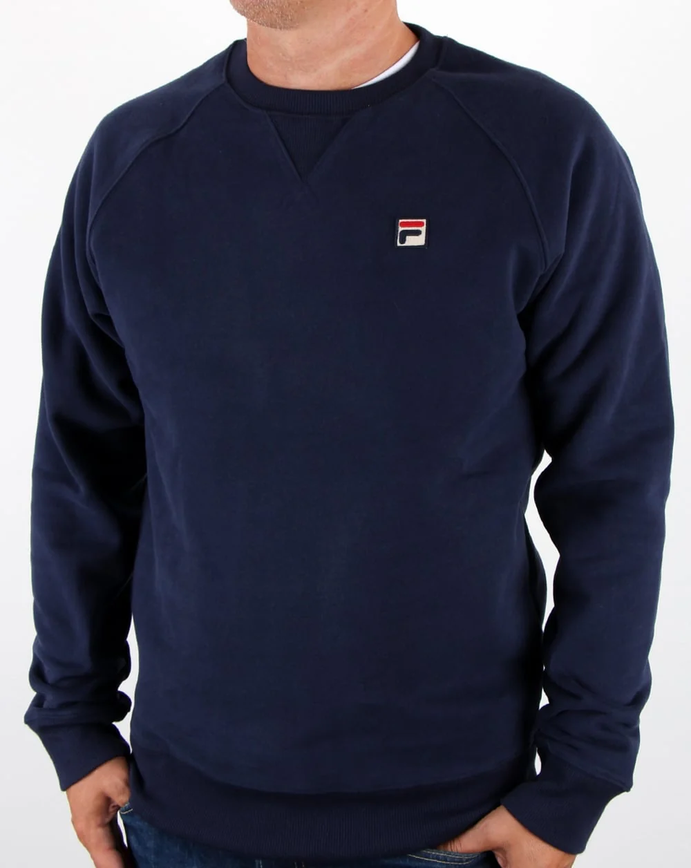 Fila Vintage Filippo Crew Sweat Navy