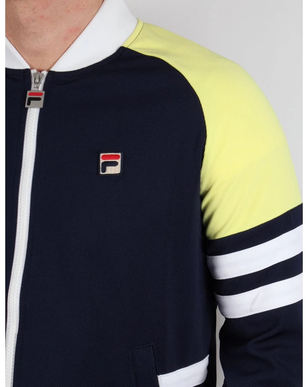 Fila Vintage Founder Track Top Navy/yellow - Image 5