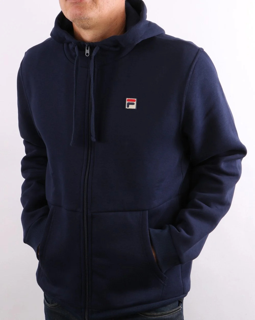 Fila Vintage Full Zip Hoody Navy