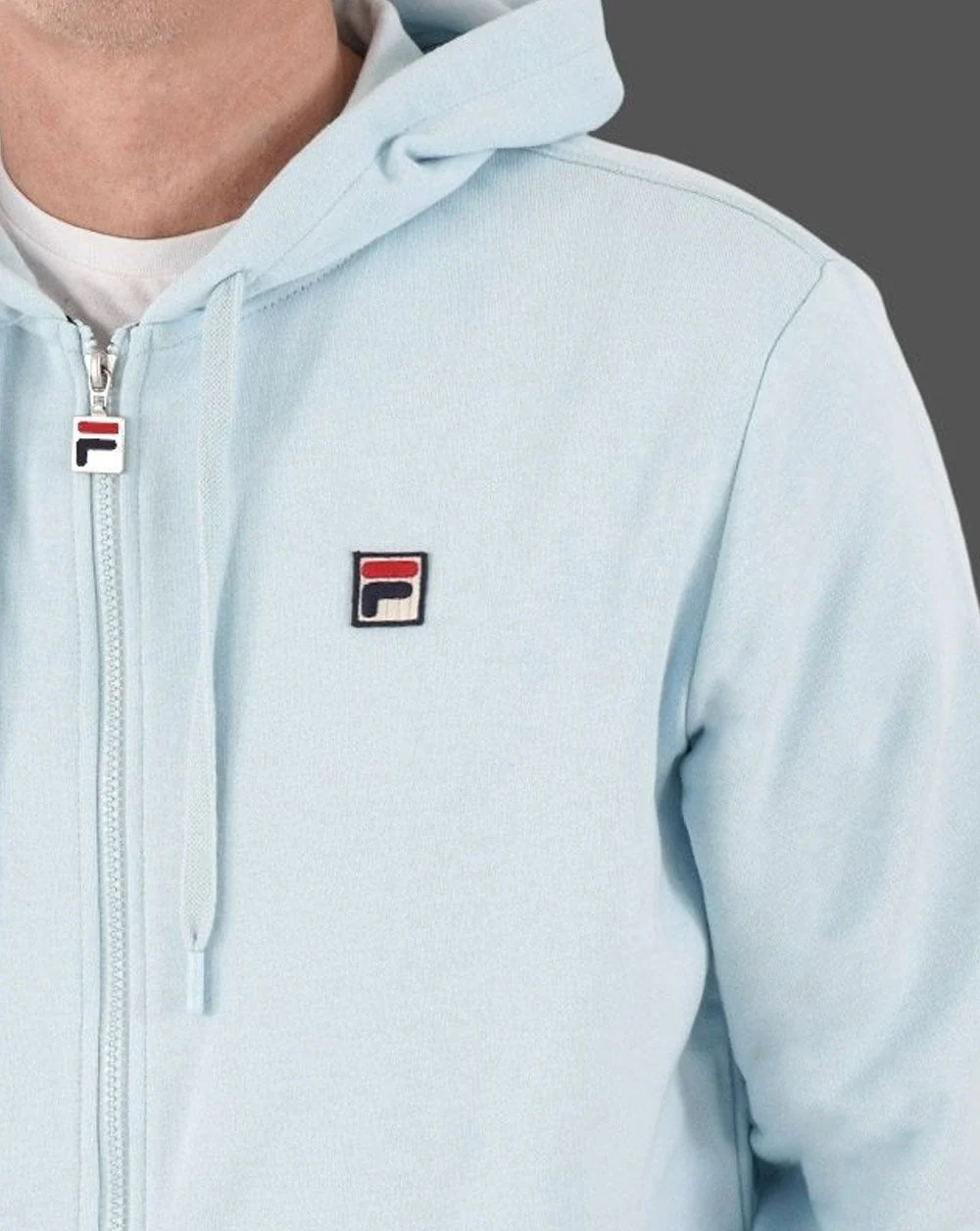 Fila Vintage Full Zip Hoody Soft Sky - Image 2