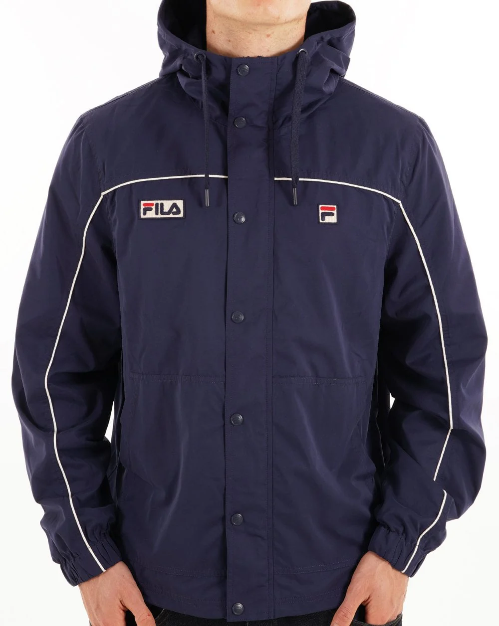 Fila Vintage Gino Jacket Navy - Image 2