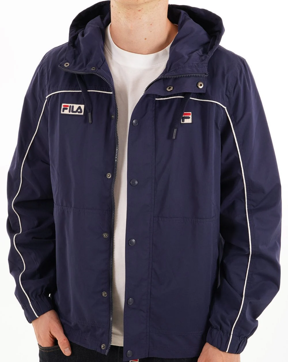 Fila Vintage Gino Jacket Navy - Image 3