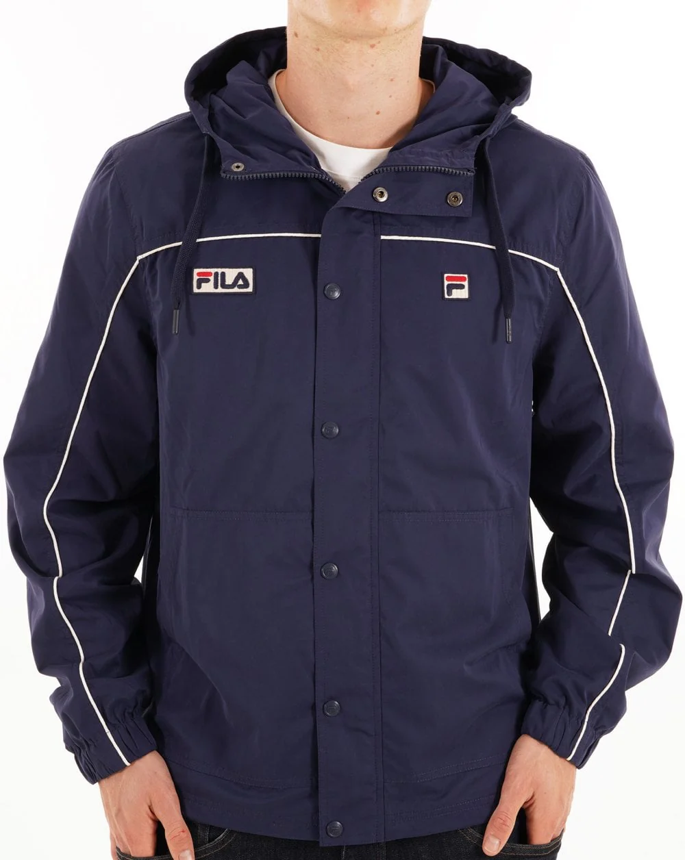 Fila Vintage Gino Jacket Navy - Image 4
