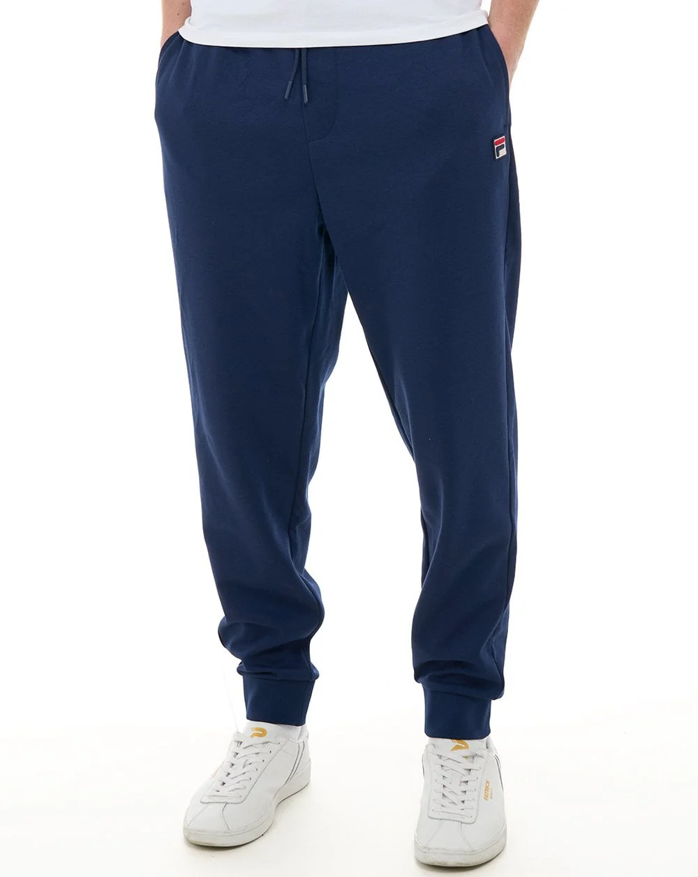 Fila Vintage Giulio Track Pants Navy - Image 3