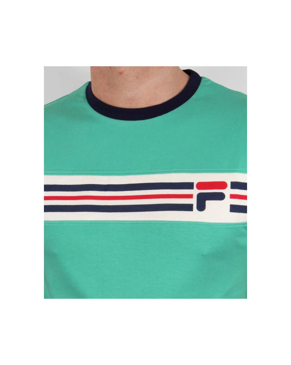 Fila Vintage Headband Stripe T-shirt Spring Green - Image 2