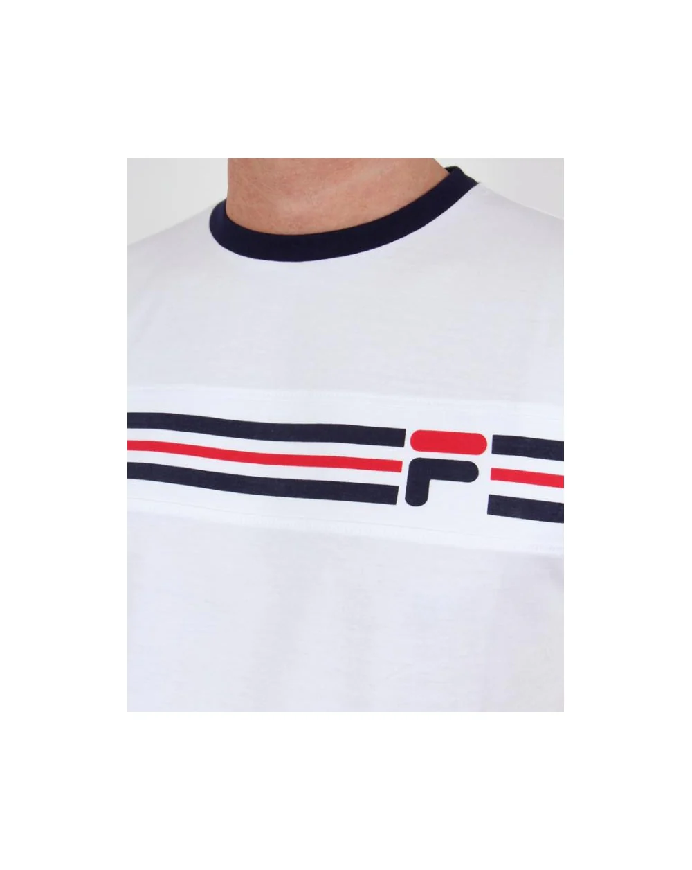 Fila Vintage Headband Stripe T-shirt White - Image 2
