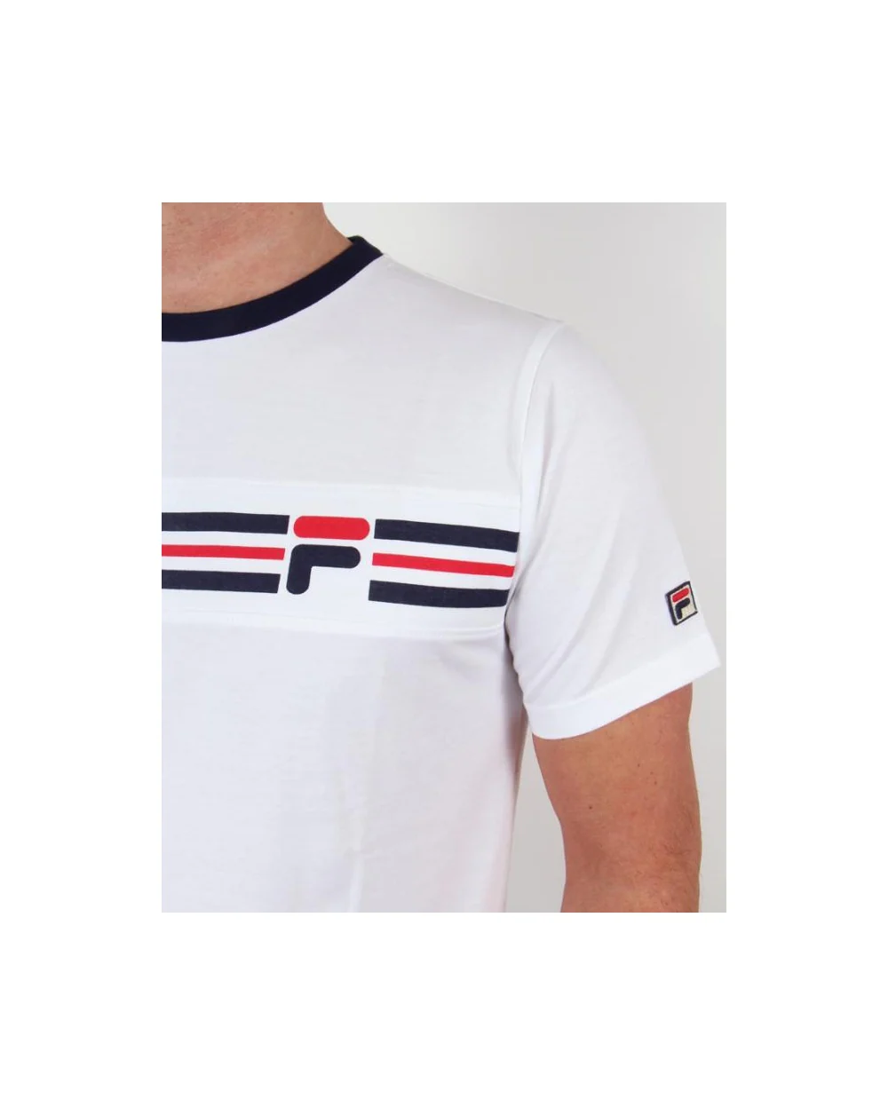 Fila Vintage Headband Stripe T-shirt White - Image 3