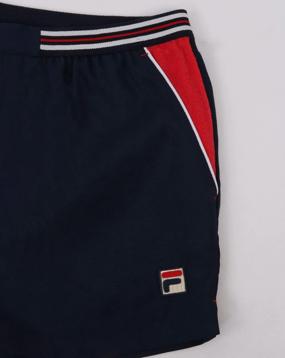 Fila Vintage High Tide 4 Shorts Navy/red - Image 2