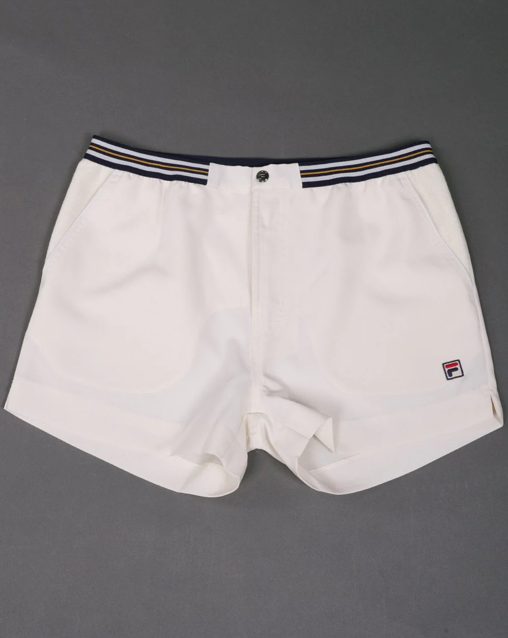 Fila Vintage High Tide 4 Shorts Off White