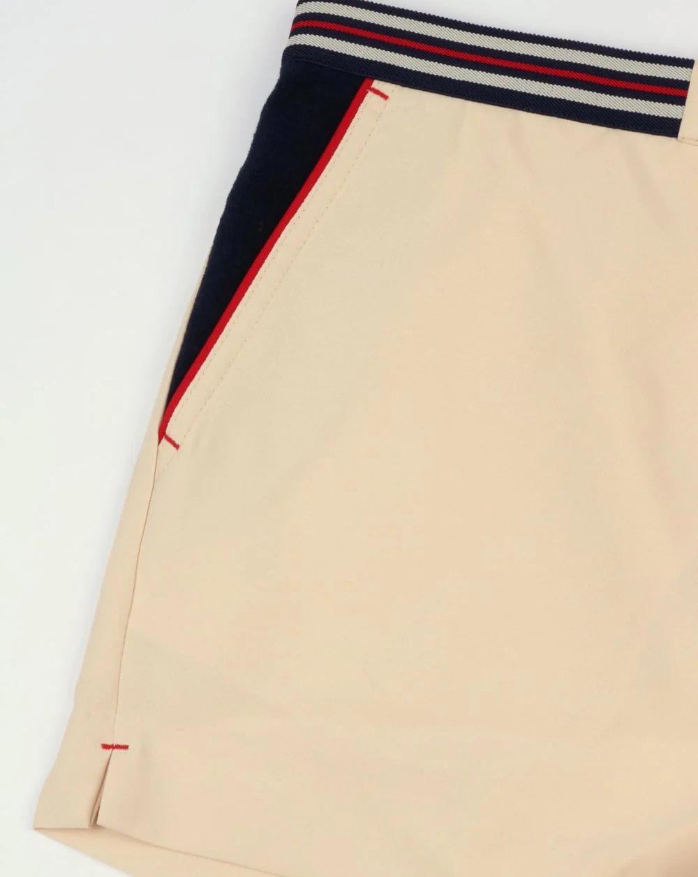 Fila Vintage High Tide 4 Shorts Off White/Navy - Image 4
