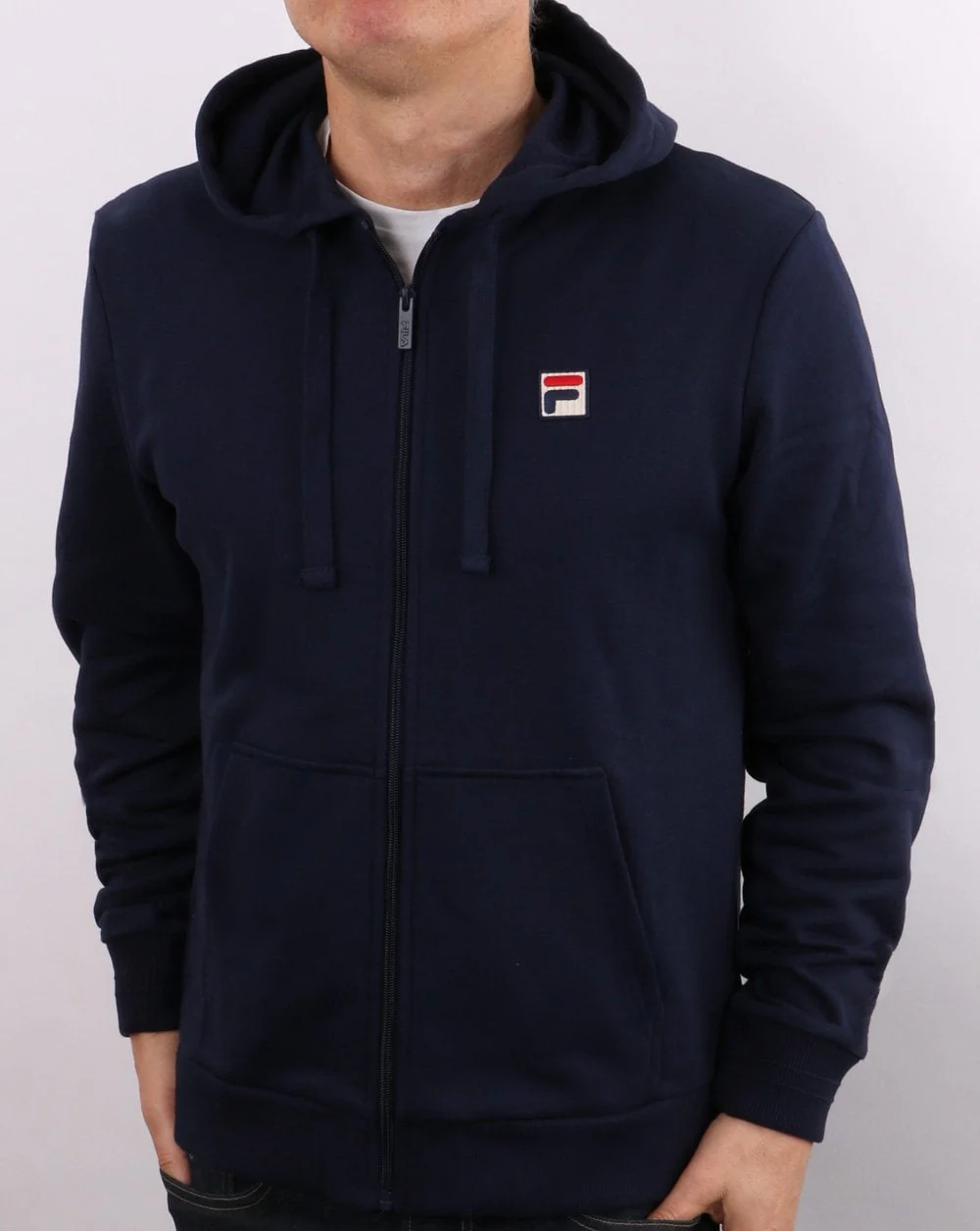 Fila Vintage Hoody Navy - Image 2