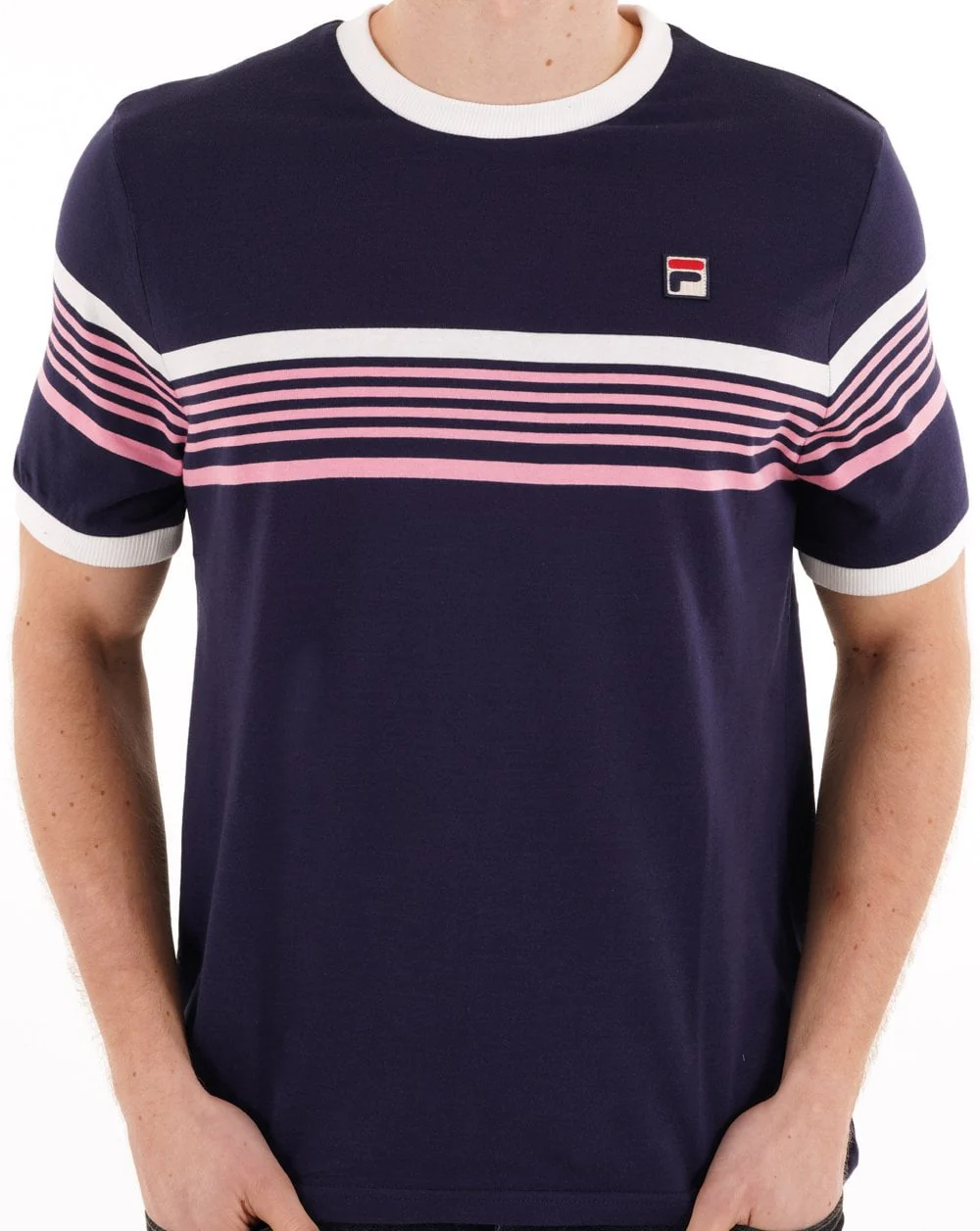 Fila Vintage James T Shirt Navy - Image 5