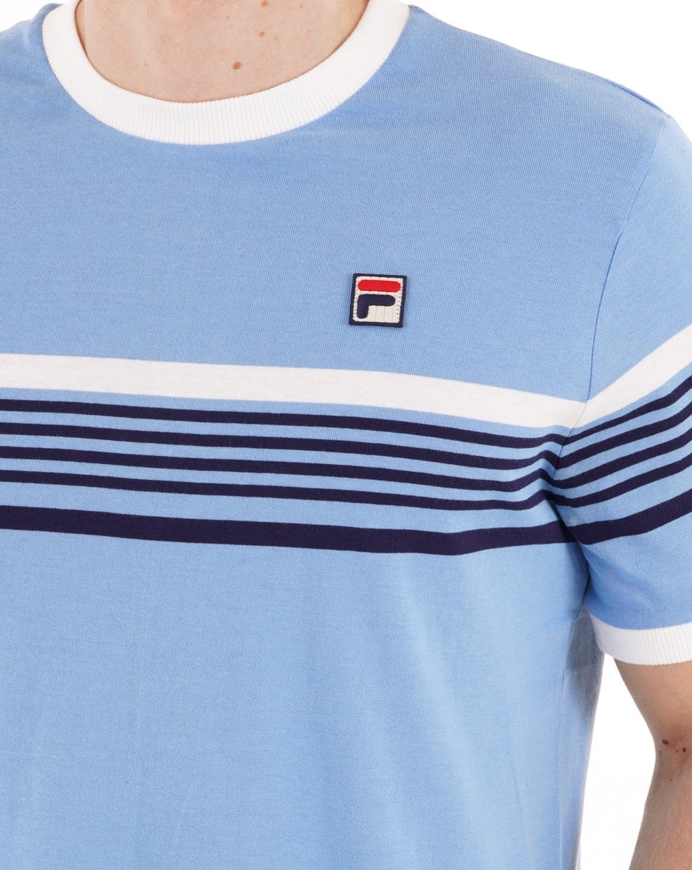Fila Vintage James T Shirt Vista Blue - Image 3