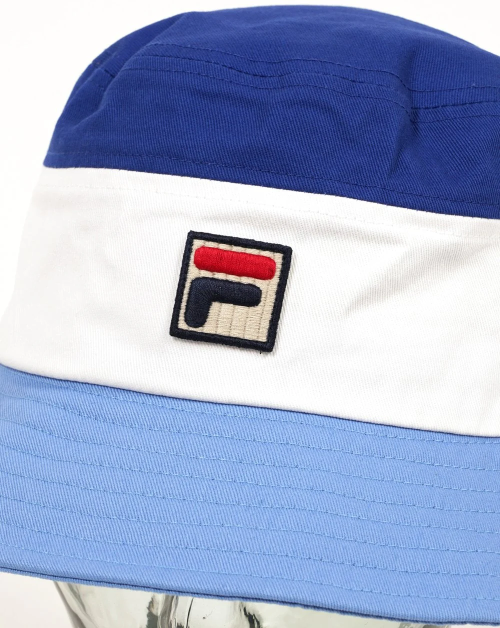 Fila Vintage Marco Bucket Hat Blue/Gardenia - Image 2