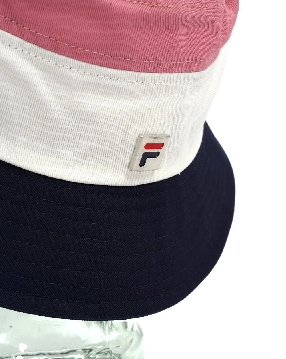 Fila Vintage Marco Bucket Hat Deep Pink/Navy/Gardenia - Image 2