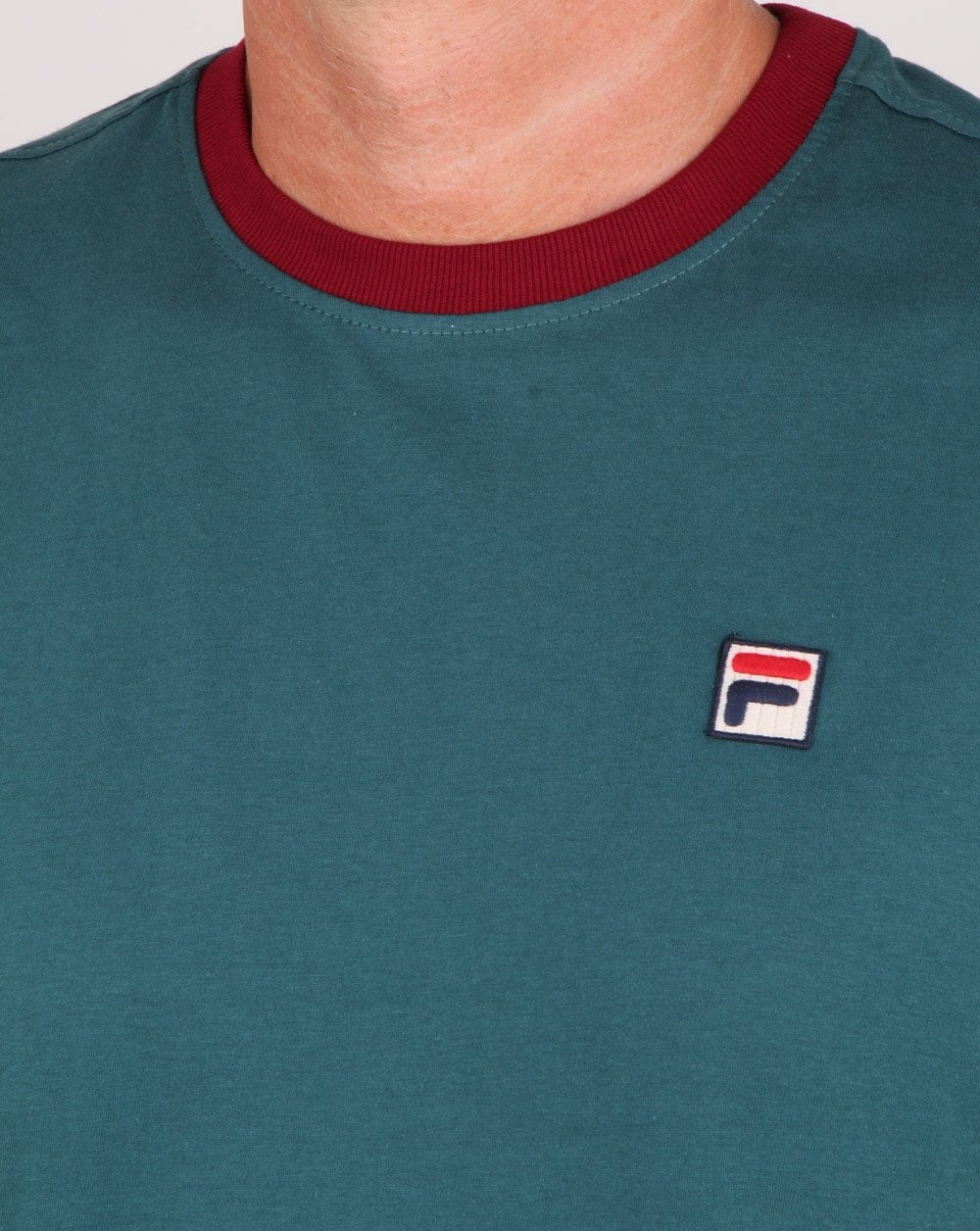 Fila Vintage Marconi T Shirt Atlantic Blue - Image 2