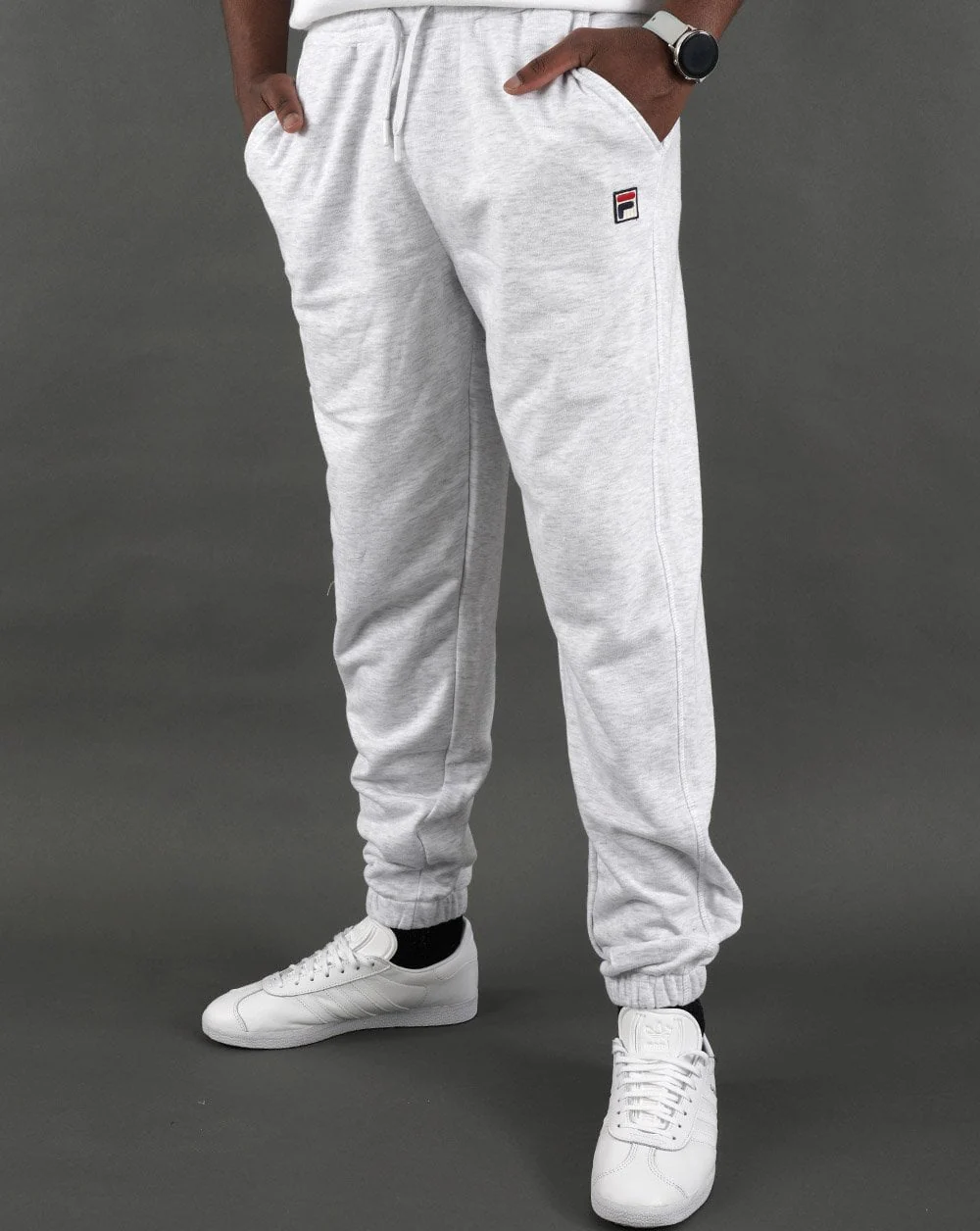 Fila Vintage Marin Joggers Light Grey Marl