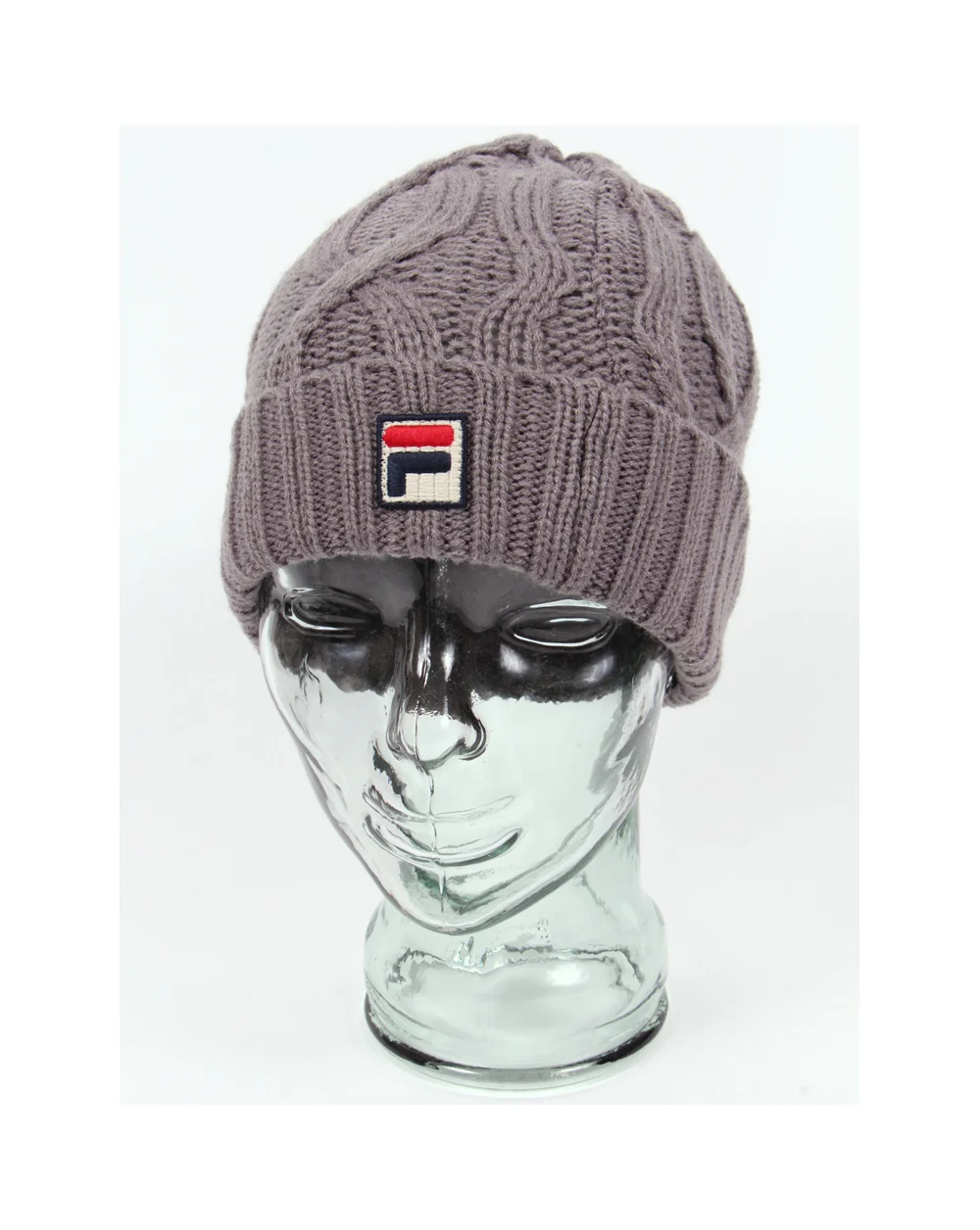Fila Vintage Marsura Knitted Ski Beanie Grey