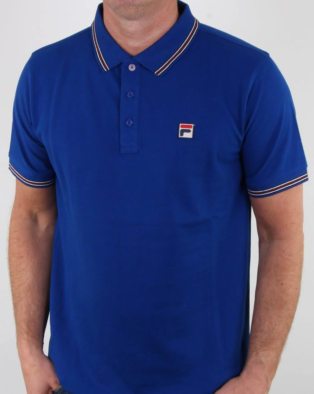 Fila Vintage Matcho 4 Polo Shirt Royal Blue