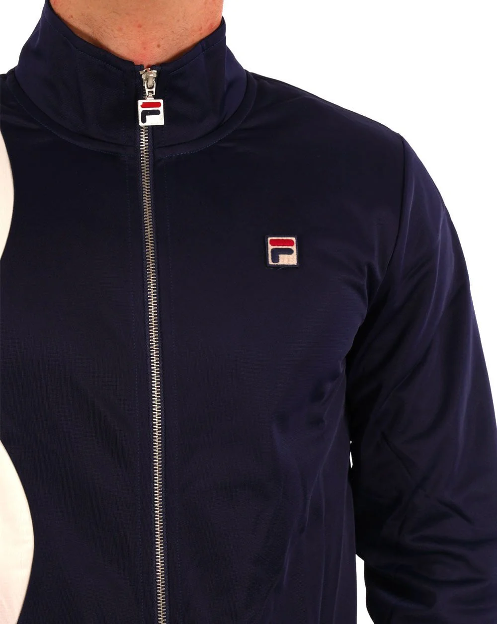 Fila Vintage Max Track Top Navy/Red/Gardenia - Image 2