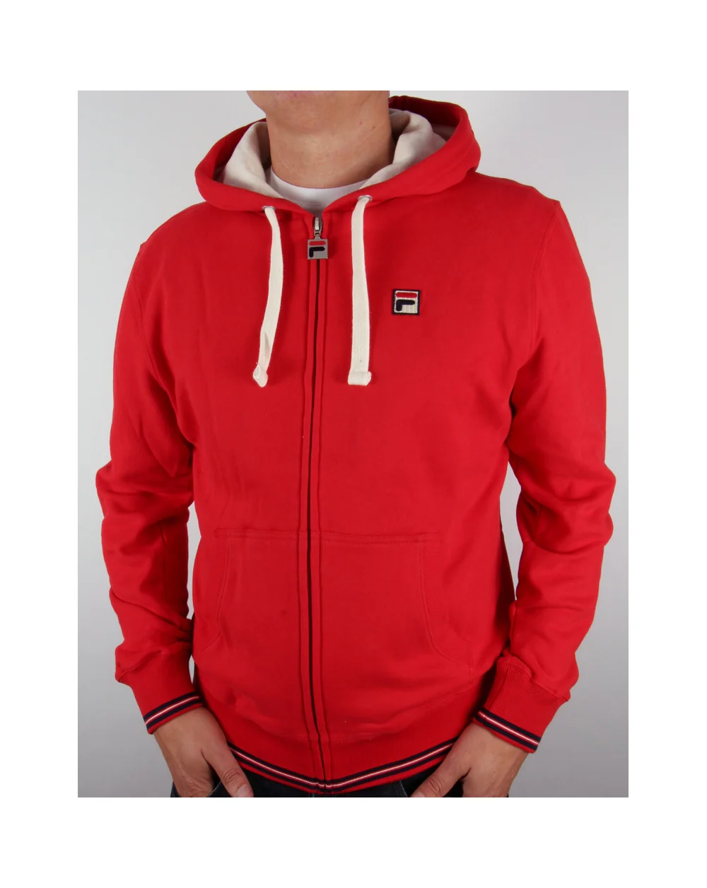 Fila Vintage Merlo Fz Hoodie Red