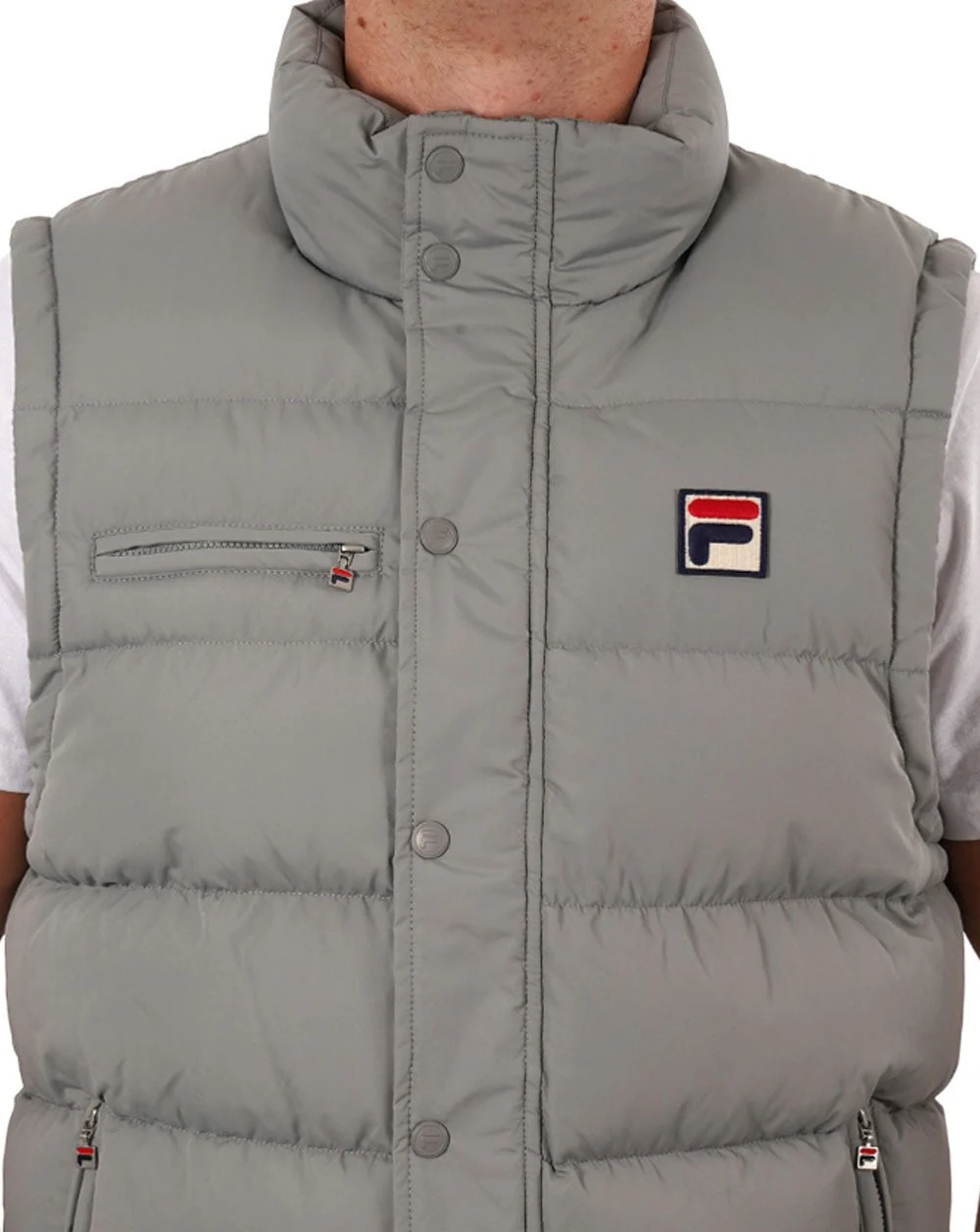 Fila Vintage Milton Gilet Sharkskin - Image 2
