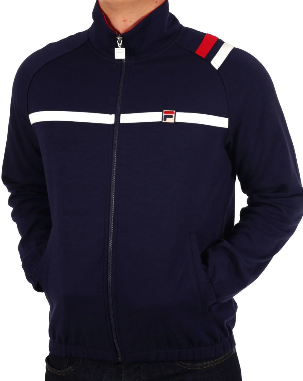 Fila Vintage Mk II Track Top Navy - Image 5