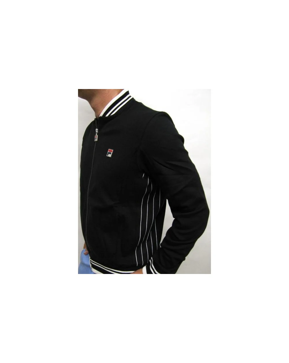 Fila Vintage Mk1 Settanta Track Top Black - Image 2